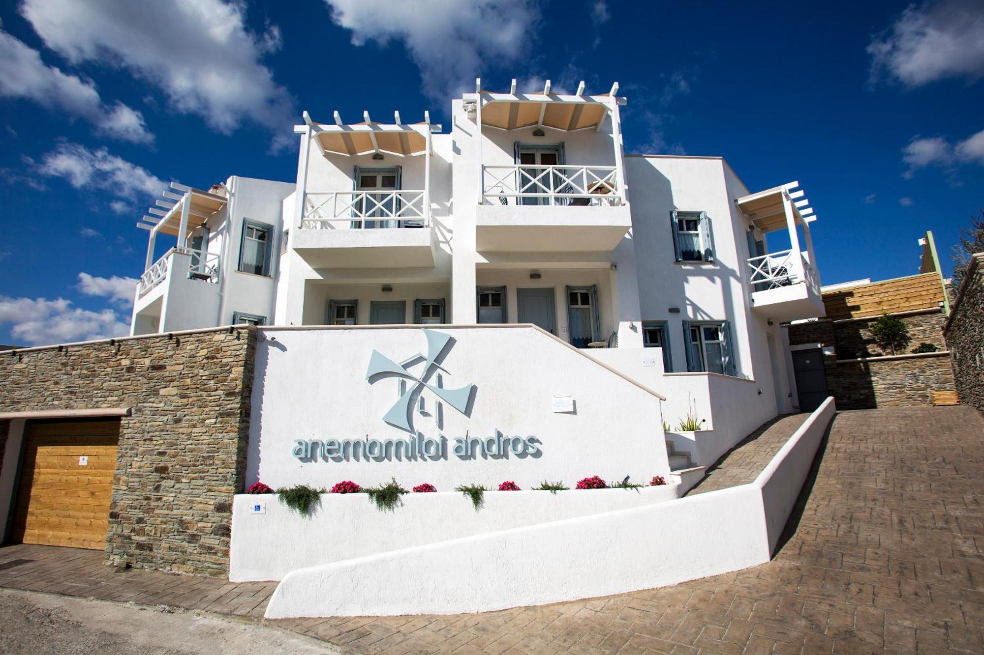 Anemomiloi Andros Hotel Exterior foto