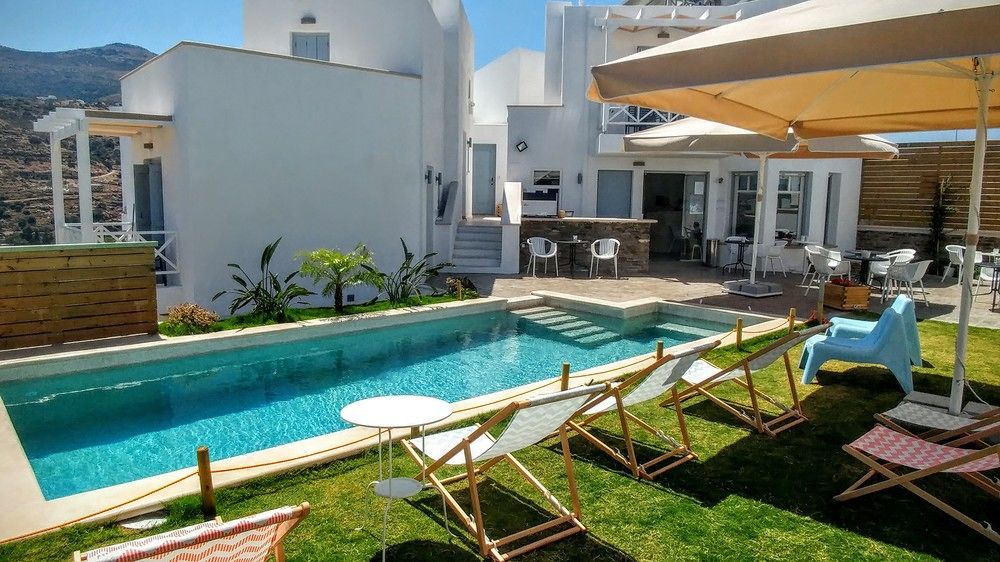 Anemomiloi Andros Hotel Exterior foto
